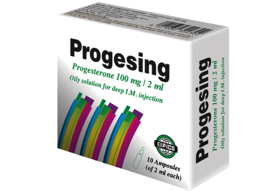 PROGESING 100 MG/2 ML 10 AMPOULES