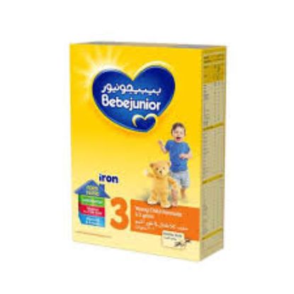 BEBELAC 3 BEBEJUNIOR WITH IRON 250 GM علبه كرتون