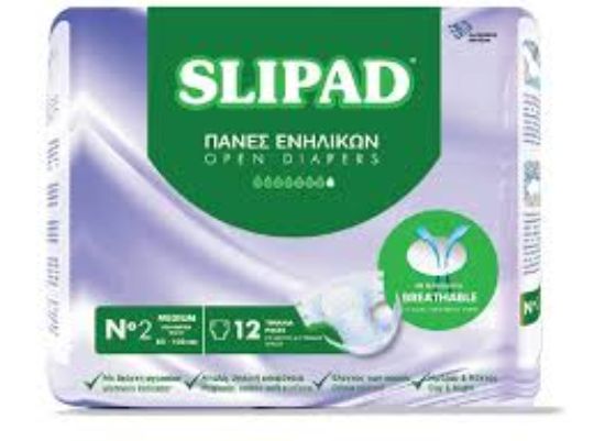 SLIPAD DIAPERS SIZE (M) 12 PCS