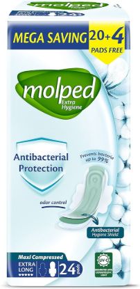 MOLPED ANTIBACTERIAL MAXI EXTRA LONG 24+4