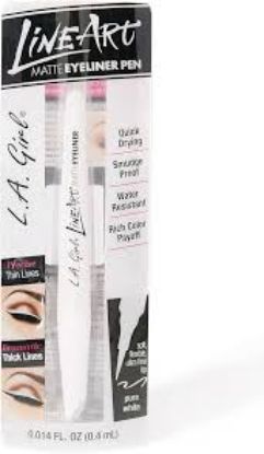 L A GIRL MATTE EYE LINER PURE WHITE