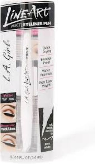 L A GIRL MATTE EYE LINER PURE WHITE