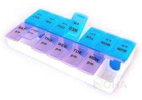 PILL CARE 7 DAY (حافظة ادويه 14 خانه شفاف (205