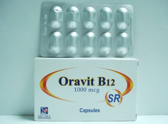 ORAVIT B12 1000MCG 30 CAP