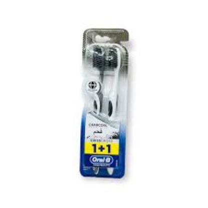 ORAL-B CHARCOAL SENSITIVE فرش فحم حساس عرض 1+1