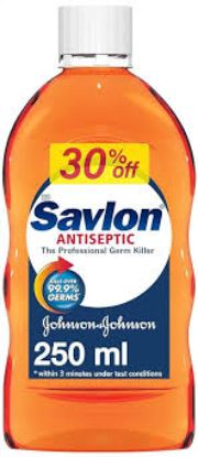 SAVLON 250 ML OFFER 30% جونسون مطهر