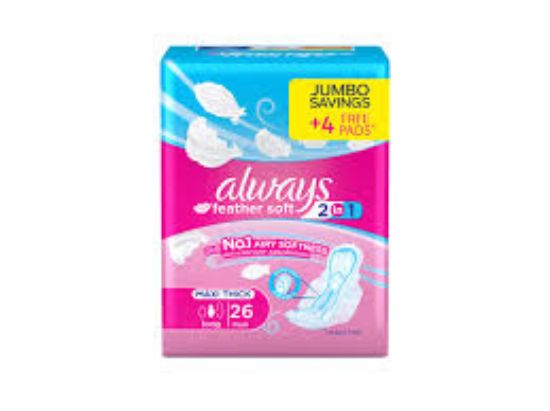 ALWAYS MAXI LONG 26 PCS نعومة الريش