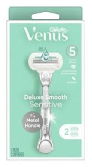 GILLETTE VENUS DELUXE SMOOTH SENSITIVE ماكينة +2 موس