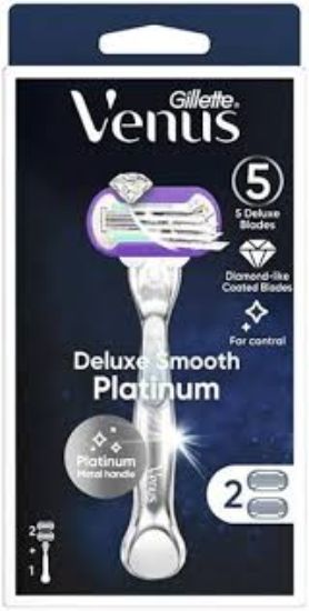 GILLETTE VENUS DELUXE SMOOTH PLATINUMماكينه +2 موس