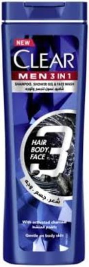 CLEAR MEN 180 ML 3IN1 بالفحم المنشط