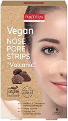 PUREDERM VEGAN NOSE PORE STRIPS 6 STRIPS