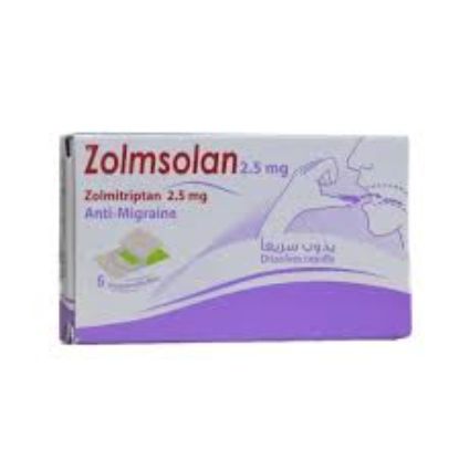 ZOLMSOLAN2.5 MG 6 FILMS 72 LE