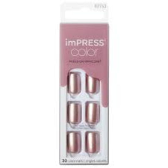 KISS IMPRESS COLOR PARALYZED  CHAMPAGNE PINK KIM C004