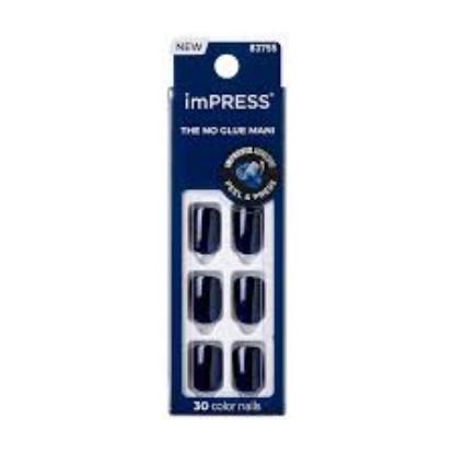 KISS IMPRESS COL NEVER TOO NAVY KIM C016