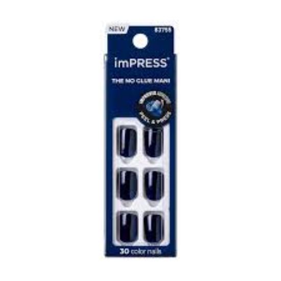 KISS IMPRESS COL NEVER TOO NAVY KIM C016