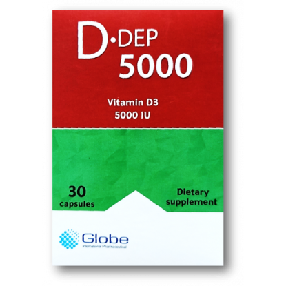 D.DEP 5000 VITAMIN D3 , 30 CAP 250 LE