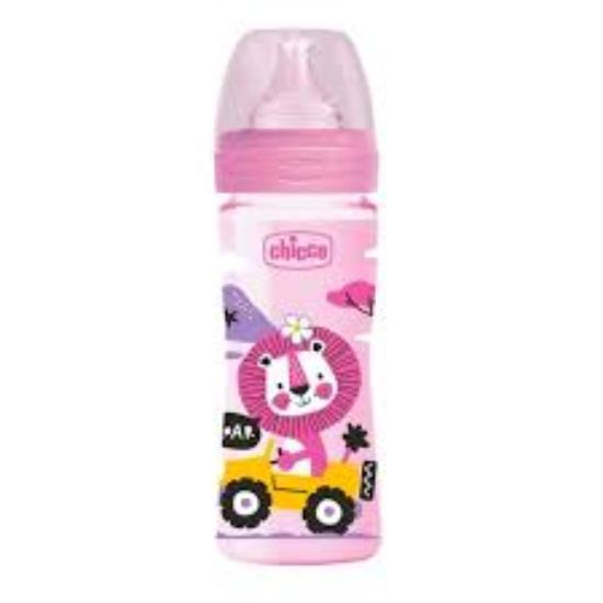 CHICCO WELL BEING CODE(66213)+2M 250 ML ببرونه بلاستيك بناتي