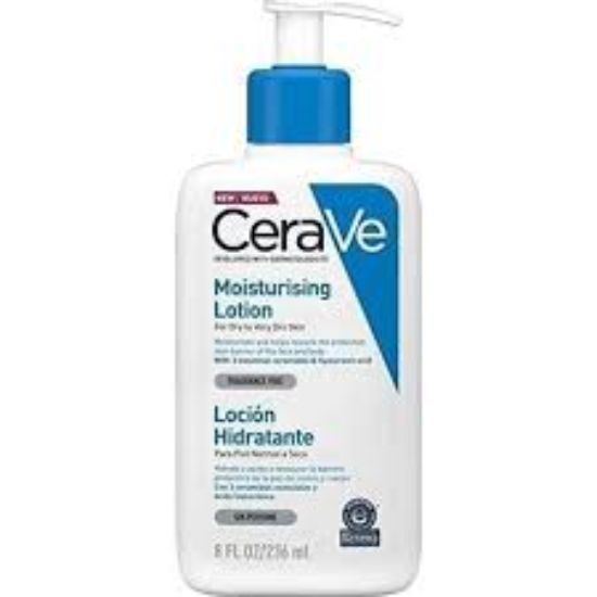 CERAVE MOISTURISING LOTION | 473ML/16OZ | DAILY FACE & BODY MOISTURISER FOR DRY TO VERY DRY SKIN