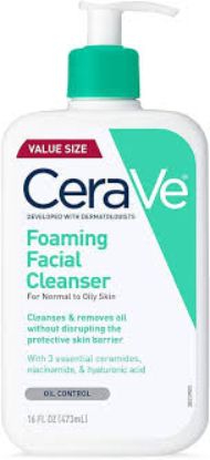 CERAVE FOAMING FACIAL CLEANSER | DAILY FACE WASH FOR OILY SKIN 473 ML