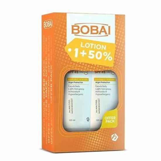Bobai Sun Block Lotion 45+Spf 120 Ml Offer 1+1