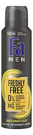 FA LIME GINGER SCENT MEN SPRAY 150ML
