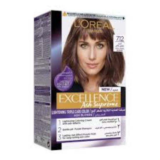 LOREAL EXCELLENCE 7.12 اشقر لؤلؤى رمادي