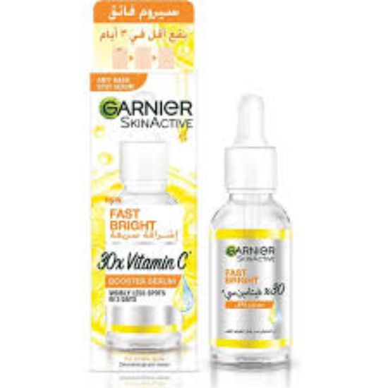 GARNIER SKIN ACTIVE FAST BRIGHT VITAMIN C BOOSTER SERUM 30ML