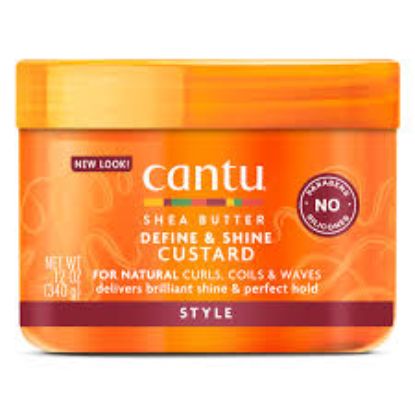 CANTU SHEA BUTTER DEFINE & SHINE CUSTARD 340GM