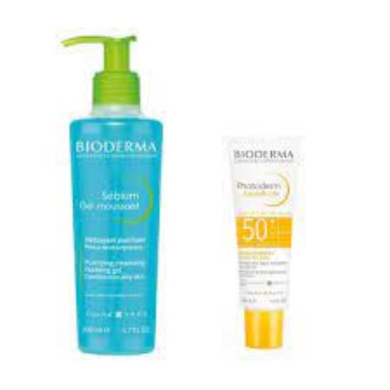 BIODERMA PHOTODERM AQUAFLUIDE +SEBIUM GEL (1+50%)