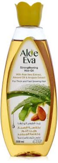 ALOE EVA HAIR OIL WITH ALOE VERA EXTRACT, ALMOND AND ARUGULA, 300 ML