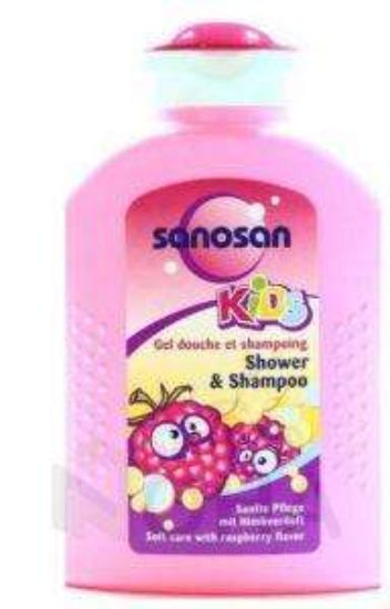 SANOSAN KIDS RASBERRY SHOWER & SHAMPOO 2X1 400ML بالتوت