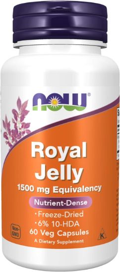 NOW ROYAL JELLY 1500 MG 60 CAPSULES