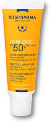 ISIS UVEBLOCK DRY TOUCH LIGHT TINTED FLUUIDE 50+ 40 ML
