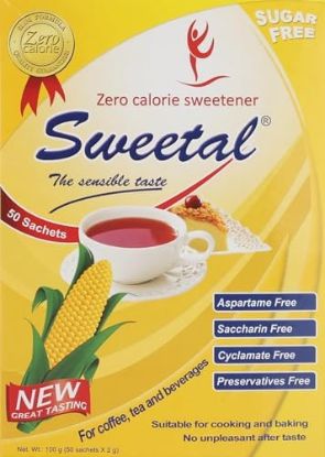 SWEETAL 50 SACHETS 100 G 2 SPOON