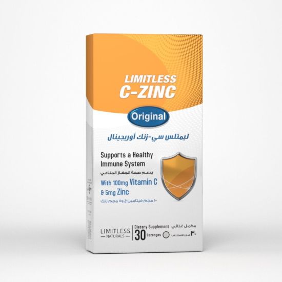 LIMITLESS C ZINC ORIGINAL 30 LOZENGES 76 LE