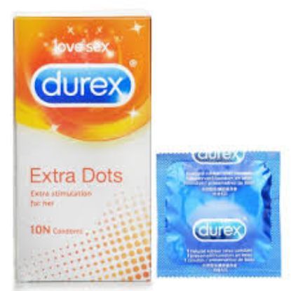 DUREX EXTRA DOTS 10 PCS
