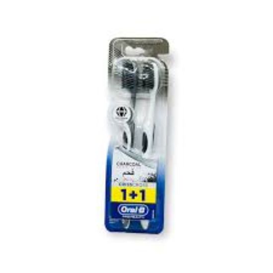 ORAL-B CHARCOAL SENSITIVE 1+1 فرش فحم حساس