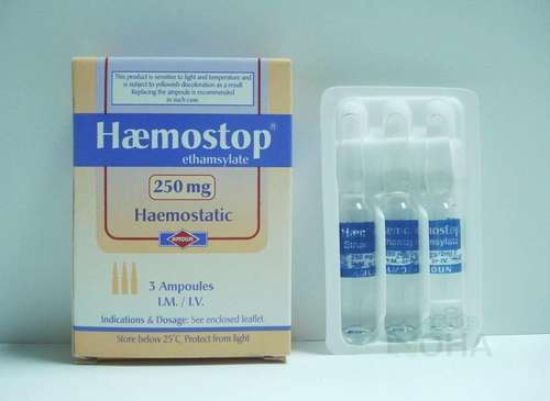 HAEMOSTOP 250 20 TAB 16 LE