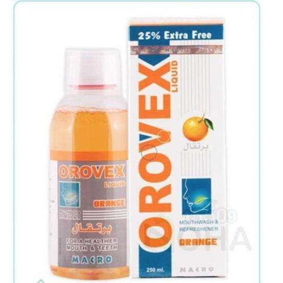 OROVEX ORANGE MOUSH WASH 250 ML