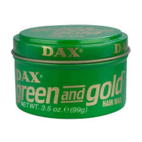 DAX GREEN AND GOLD HAIR WAX 99 GM اخضر وذهبي