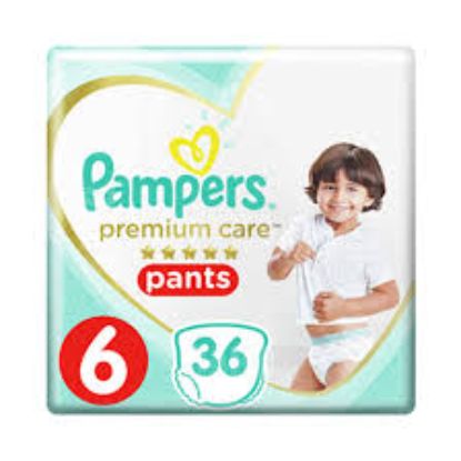 PAMPERS PANTS PREMIUM 6 - 36 PCS جديد