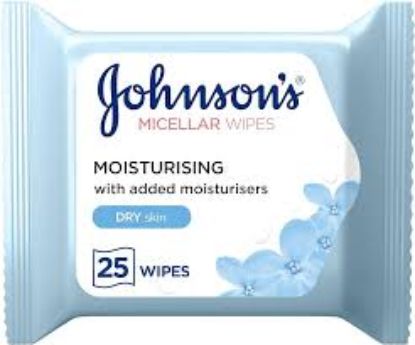 JOHNSON'S MICELLAR MOISTURISING 25 WIPES