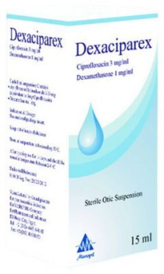 DEXACIPAREX EAR DROPS 15 ML