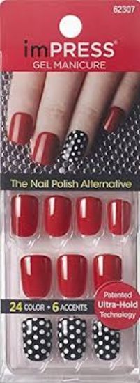 KISS IMPRESS 079 SWEPT AWAY 30 NAIL اظافر