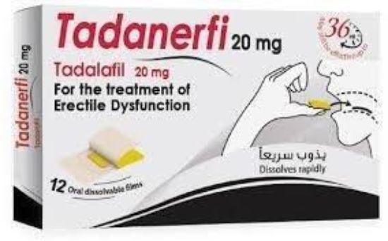 TADANERFI 20 MG 4 FILMS 126 LE