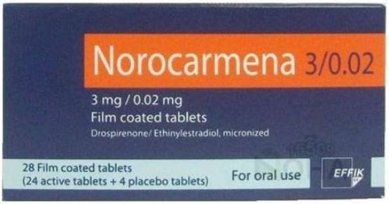 NOROCARMENA 28 TAB 3/0.02 MG