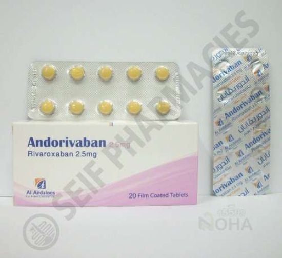 ANDORIVABAN 2.5 MG 20 TAB 64 LE