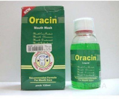 ORACIN VERDE COOL MINT MOUTH WASH 125 ML