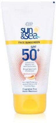 EVA SUN&SEA SUNSCREEN MEDIUM COLOR 50+SPF 40MLملون