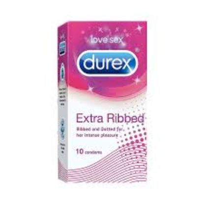 DUREX EXTRA RIBBED 10 PCS